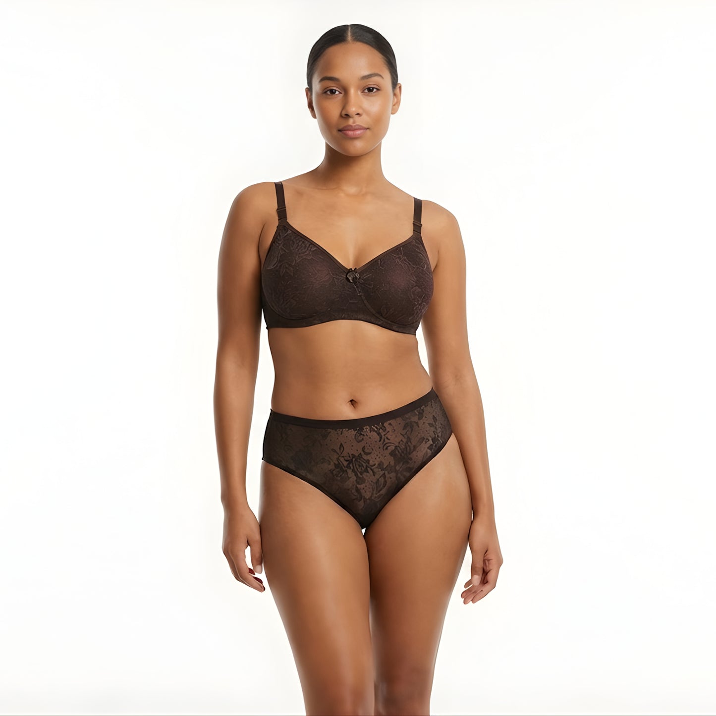 Stylish Women Lingerie Set with Lace Design | Padded Bra & Panty Set