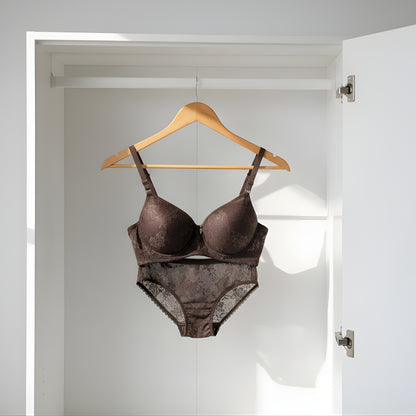 Stylish Women Lingerie Set with Lace Design | Padded Bra & Panty Set