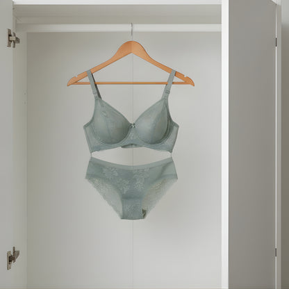 Stylish Women Lingerie Set with Lace Design | Padded Bra & Panty Set