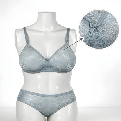 Stylish Women Lingerie Set with Lace Design | Padded Bra & Panty Set