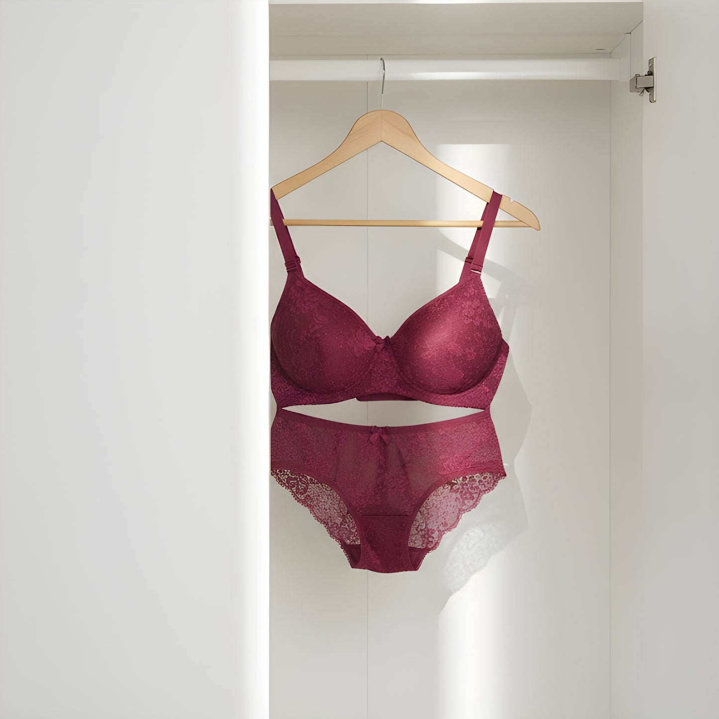 Stylish Women Lingerie Set with Lace Design | Padded Bra & Panty Set