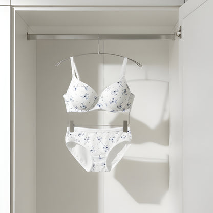 Women Padded Printed Bra Panty Set | Soft & Comfortable Designer Lingerie Set for Daily